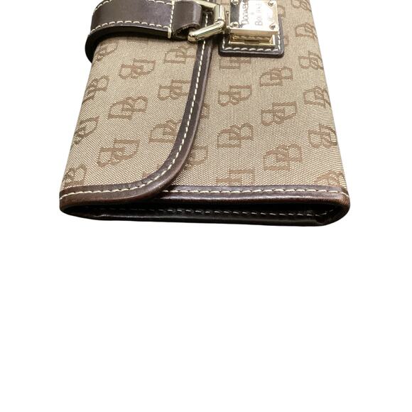 Vintage Dooney &Bourke Wallet Women’s One Size Signature Canvas Leather Interior - Picture 3 of 8